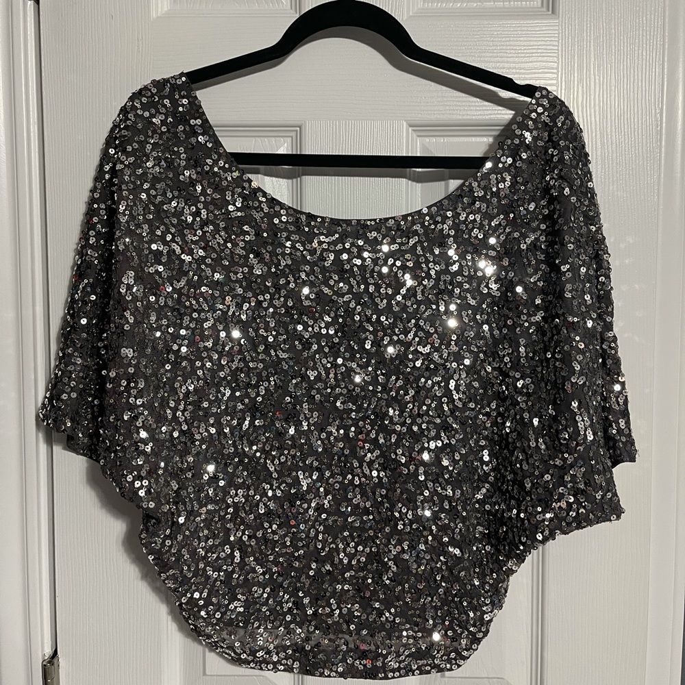 Express Sequin Blouse
